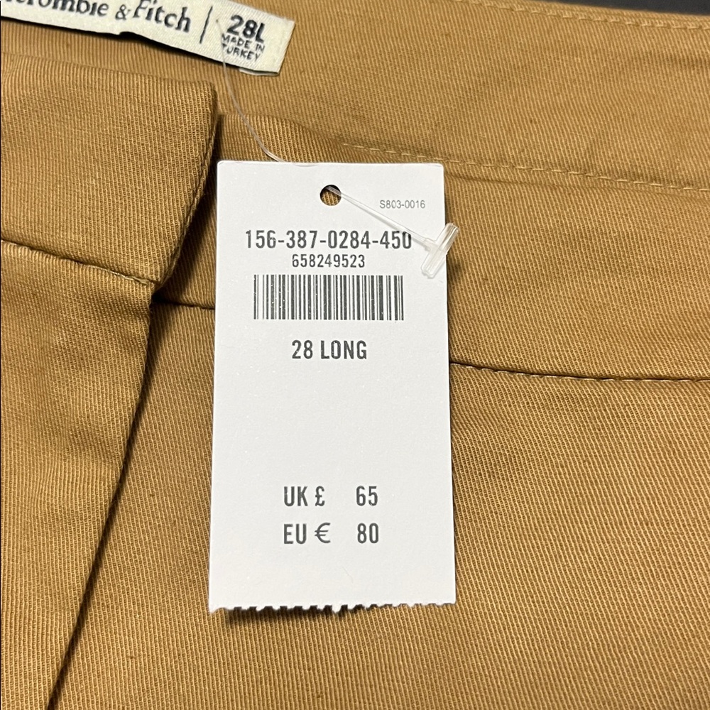 Abercrombie & Fitch Women's Relaxed Brown Pant - Size 28 Long - NWT - Picture 9 of 16